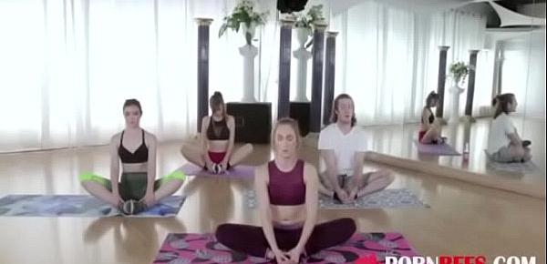  Alex Blake, Maddie Winters, Victoria Gracen In Yoga Perv